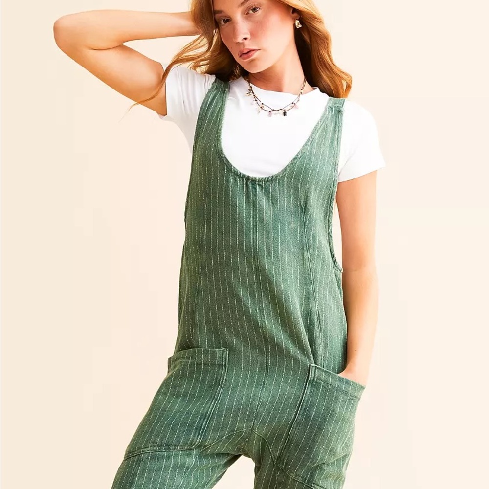 Free People High Roller Overall Jumpsuit